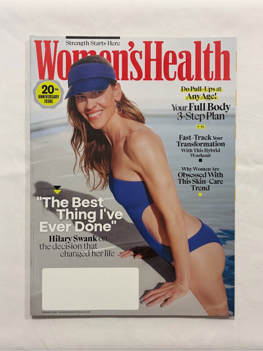 Women’s Health Hilary Swanks “The Best Thing Ever Done” Issue Spring 2025 Mag